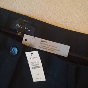 NWT Talbots Black Trousers